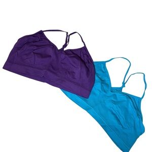 Danskin Now Racerback Fitted Sports Bra Set of 2